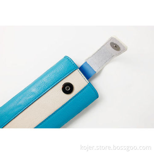 Leather Cell Phone Pouches for iPhone 5, Made of PU Leather/Retractable Pull-tab, OEM Orders Welcome